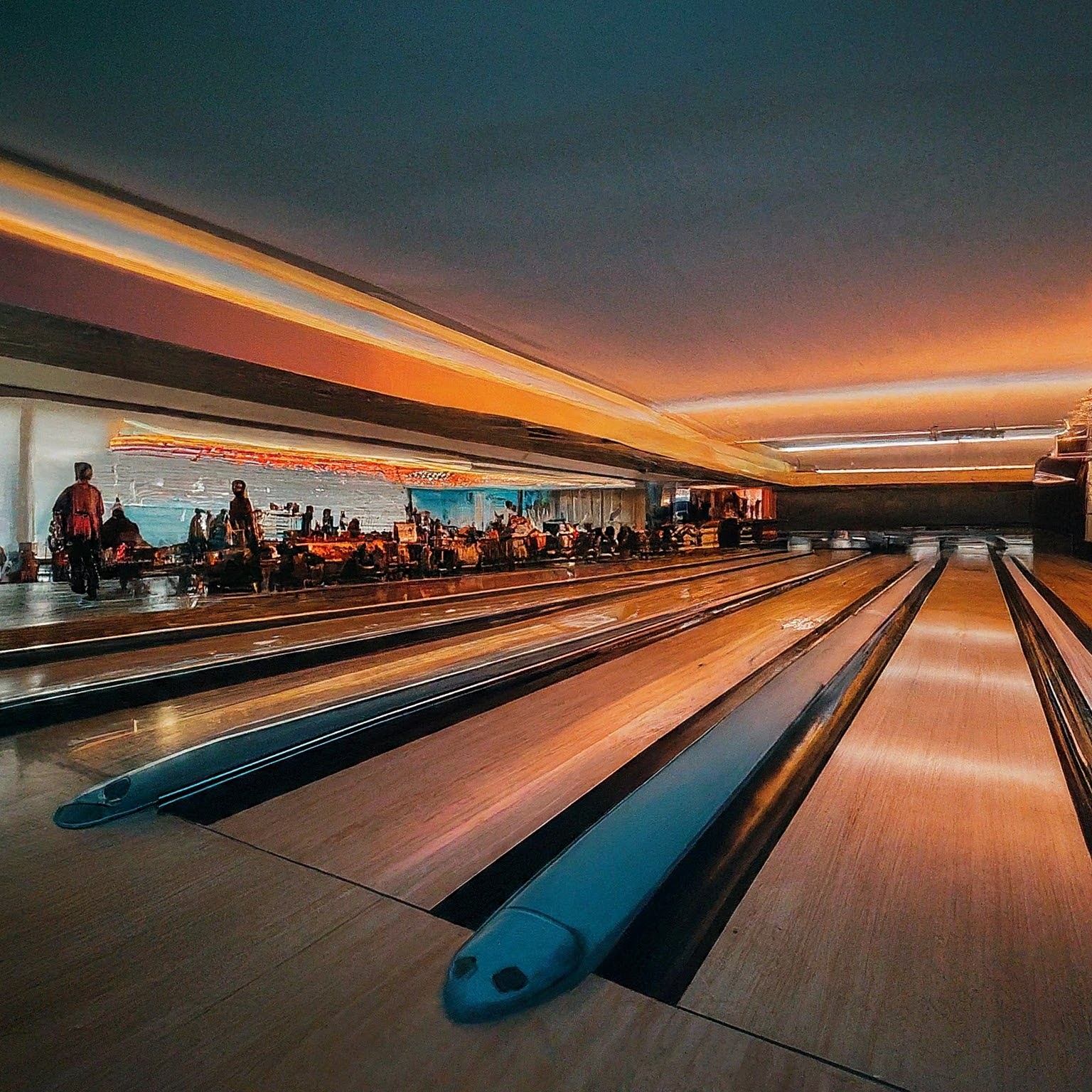 Bowling alley interior design Bowling alley interior design